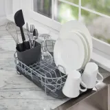 KitchenAid Сушилка для посуды 44,6x32x16 см низкопрофильная серая EAN 5057982102463 — фото 3