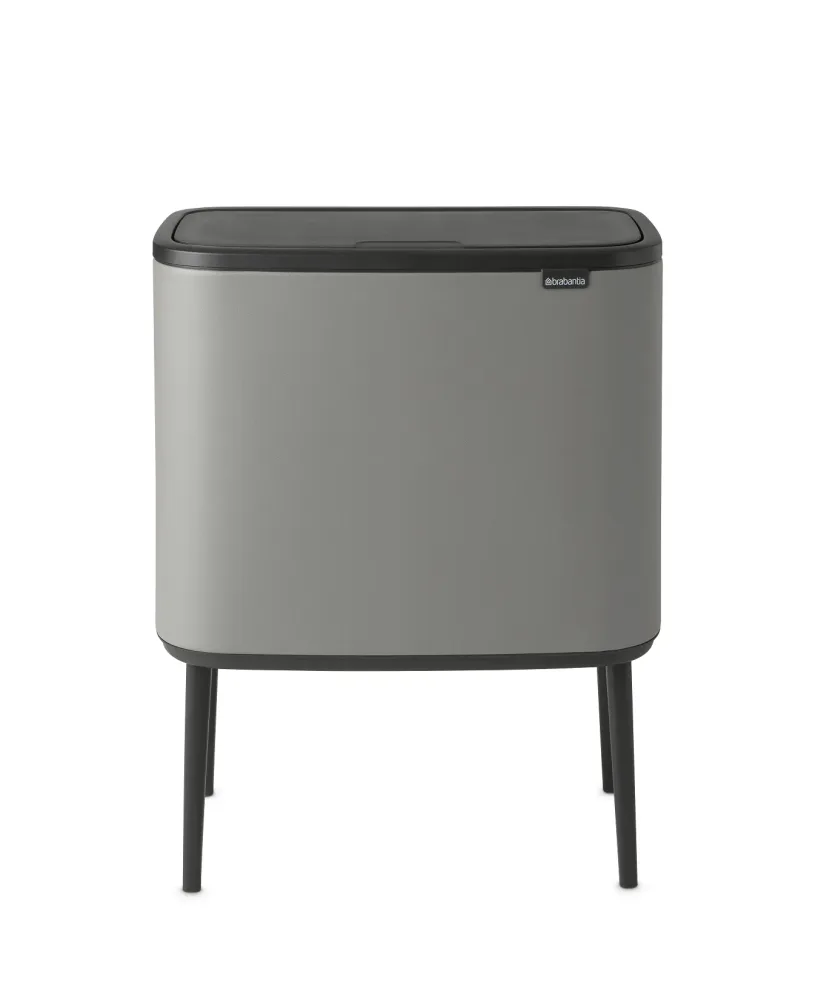 Brabantia Bo Touch 11+23л мусорный контейнер для минерального бетона серый EAN 8710755127243