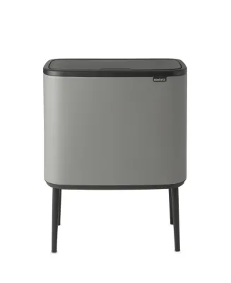 Brabantia Bo Touch 11+23л мусорный контейнер для минерального бетона серый EAN 8710755127243