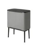 Brabantia Bo Touch 11+23л мусорный контейнер для минерального бетона серый EAN 8710755127243 — фото 8