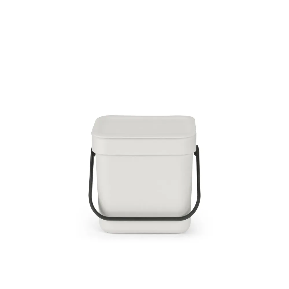 Brabantia Корзина для мусора Sort & Go 3 л Светло-серый EAN 8710755213229