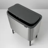 Brabantia Контейнер для мусора Bo Touch 11+23 л, матовое серебро EAN 8710755316227 — фото 4