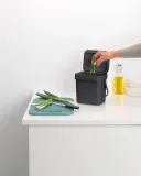 Brabantia Контейнер для мусора Sort & Go 3 л серый EAN 8710755209888 — фото 4