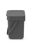 Brabantia Контейнер для мусора Sort & Go 3 л серый EAN 8710755209888 — фото 5