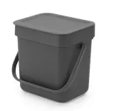 Brabantia Контейнер для мусора Sort & Go 3 л серый EAN 8710755209888 — фото 7