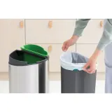 Brabantia Touch Bin New 23+10л контейнер для мусора New Recycle EAN 8710755100680 — фото 3