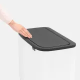 Brabantia Контейнер для мусора Bo Touch 3x11 л белый EAN 8710755313523 — фото 5
