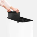 Brabantia Контейнер для мусора Bo Touch 3x11 л белый EAN 8710755313523 — фото 7