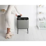 Brabantia Контейнер для мусора Bo Touch 3x11 л серый EAN 8710755127229 — фото 3