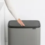 Brabantia Контейнер для мусора Bo Touch 3x11 л серый EAN 8710755127229 — фото 5