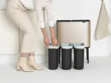 Brabantia Контейнер для мусора Bo Touch 3x11l для переработки металлического золота EAN 8710755304644 — фото 6