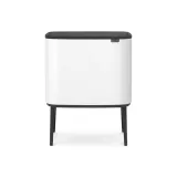 Brabantia Контейнер для мусора Bo Touch 11 л + 23 л белый EAN 8710755313547 — фото 1