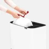 Brabantia Контейнер для мусора Bo Touch 11 л + 23 л белый EAN 8710755313547 — фото 4