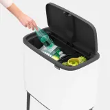 Brabantia Контейнер для мусора Bo Touch 11 л + 23 л белый EAN 8710755313547 — фото 5
