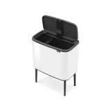 Brabantia Контейнер для мусора Bo Touch 11 л + 23 л белый EAN 8710755313547 — фото 6
