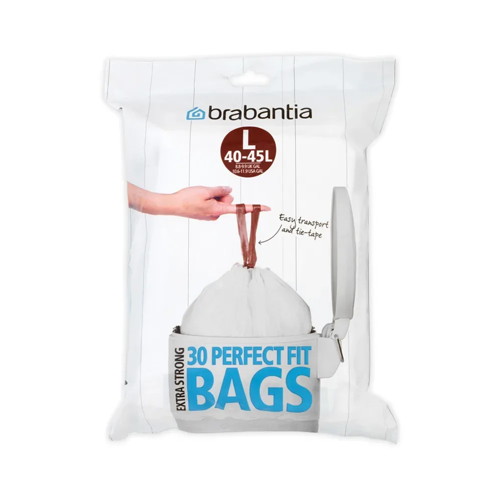 Brabantia Мешки для мусора 'L' 45л 30шт EAN 8710755362163