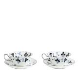 Wedgwood Набор из 2 чайных чашек Wild Strawberry 177 мл с блюдцами Ink Blue EAN 701587481663 — фото 6