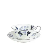 Wedgwood Чайная чашка Wild Strawberry 177 мл с блюдцем Ink Blue EAN 701587481632 — фото 1