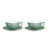 Wedgwood Набор из 2 чайных чашек Jasper Conran Chinoiserie Green 250 мл с блюдцами EAN 701587228169 — фото 1