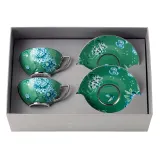 Wedgwood Набор из 2 чайных чашек Jasper Conran Chinoiserie Green 250 мл с блюдцами EAN 701587228169 — фото 2