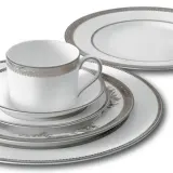 Wedgwood Блюдце для чайной чашки Vera Wang Lace Platinum 14,5 см EAN 032677958698 — фото 2