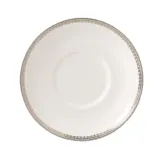 Wedgwood Блюдце для кофейной чашки Vera Wang Lace Platinum 12,5 см EAN 032677984604 — фото 1