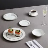 Wedgwood Блюдце для кофейной чашки Vera Wang Lace Platinum 12,5 см EAN 032677984604 — фото 6