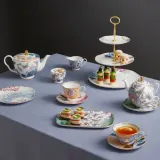 Wedgwood Чайная чашка с блюдцем Бабочка зеленая 180 мл EAN 091574178745 — фото 4