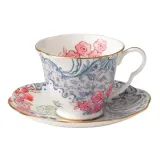 Wedgwood Чайная чашка с блюдцем Бабочка розовая 180 мл EAN 091574178776 — фото 1