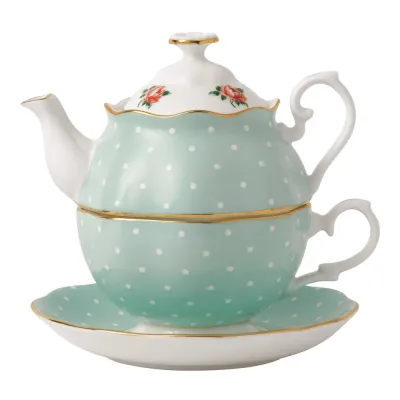 Royal Albert Чайник с чашкой Чай для одного Polka Rose EAN 652383744059