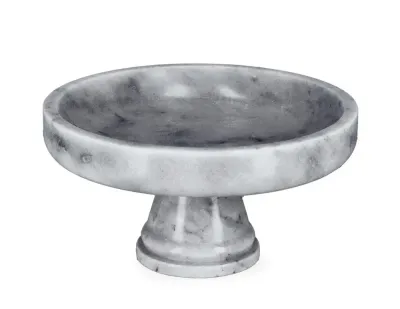 Mensa Home Декоративная миска на ножке Kandy 25x12,5 см серая EAN 00987424