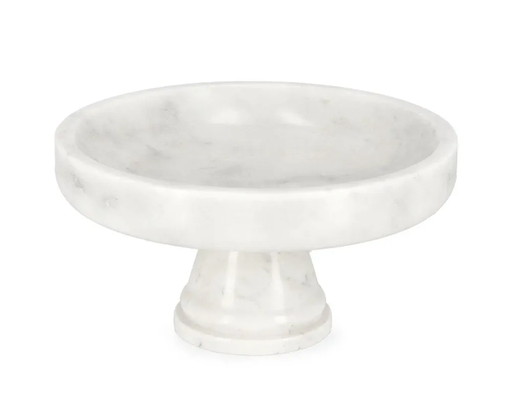 Mensa Home Декоративная миска на ножке Kandy 25x12,5 см белая EAN 00987417