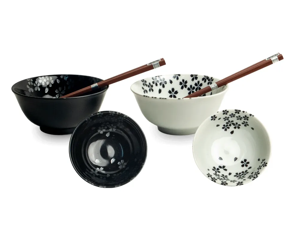 Mensa Home Набор из 2 мисок 15x7 см + палочки для еды EAN 00966177