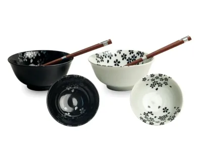 Mensa Home Набор из 2 мисок 15x7 см + палочки для еды EAN 00966177