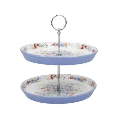 Kitchen Craft Поднос London Pottery 2 яруса 26 см луг EAN 5057982075279