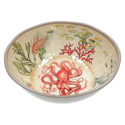 Rose&Tulipani Салатник Sea Life 36 см круглый меламиновый EAN 8021918039298