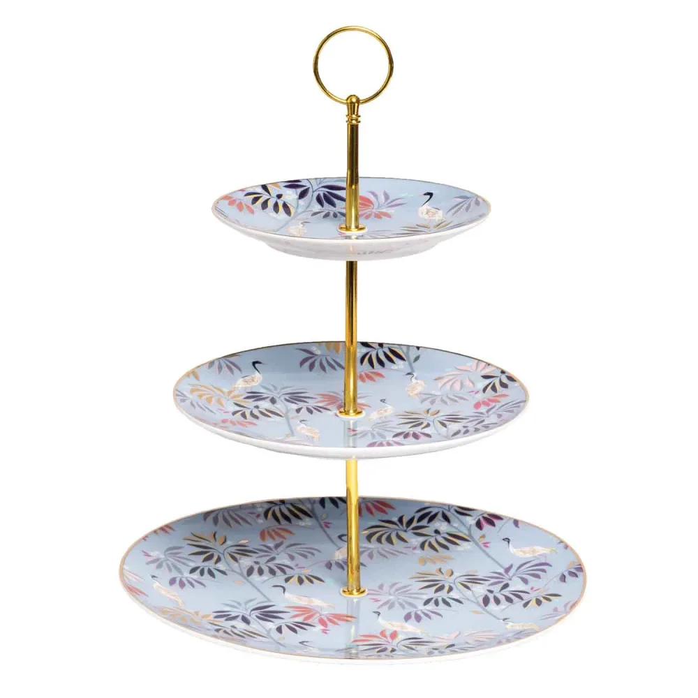 Portmeirion Sara Miller Индия 33x27 см 3-й ярус Журавль etagerie EAN 749151778474