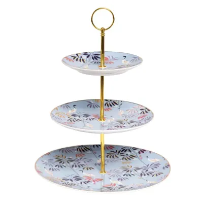 Portmeirion Sara Miller Индия 33x27 см 3-й ярус Журавль etagerie EAN 749151778474