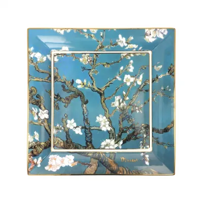 Goebel Тарелка Almond Tree 30x30 см голубая EAN 4005169364297