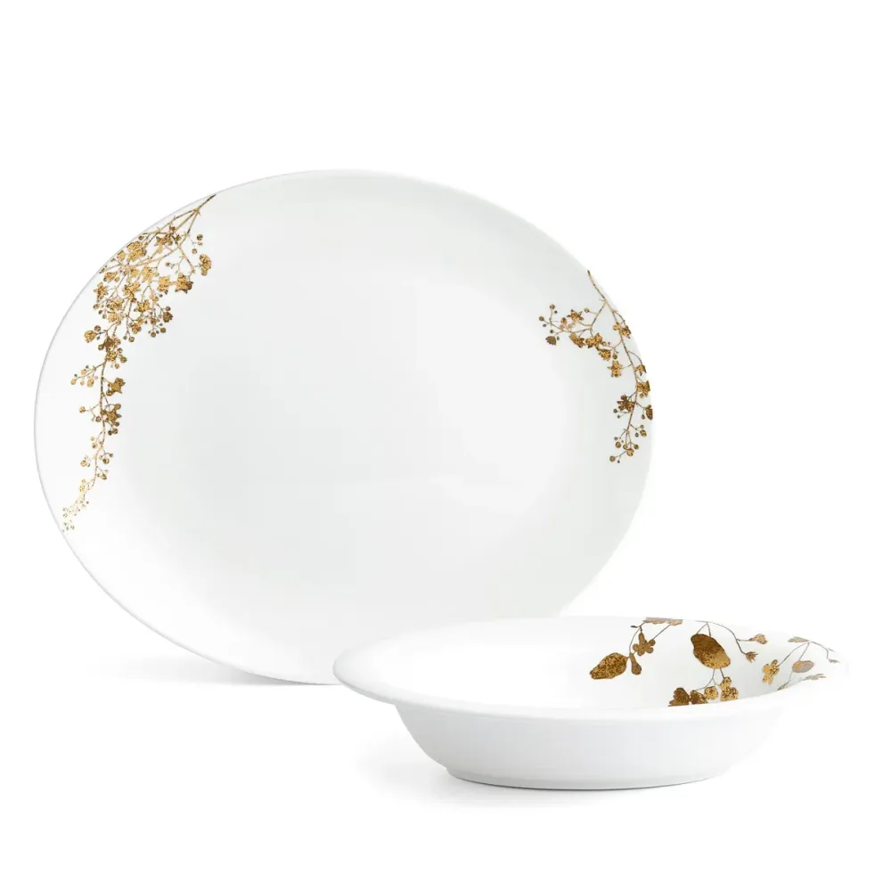 Wedgwood Набор овальная чаша + блюдо Vera Wang Jardin EAN 701587394079