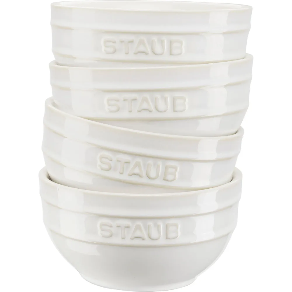 STAUB Набор из 4 чаш для сервировки 12 см слоновая кость EAN 3272340049903