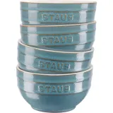 STAUB Набор из 4 чаш для сервировки 12 см античная бирюза EAN 3272340049880 — фото 1