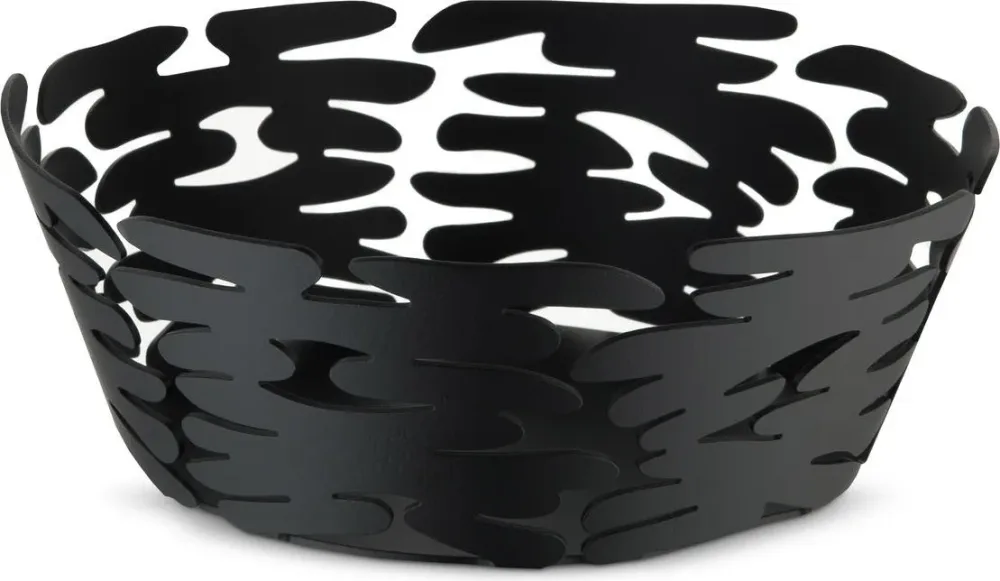Alessi Корзина Barket 18x6,5 см черная EAN 8003299434787
