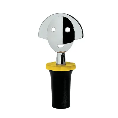 Alessi Пробка для вина Anna Stop 2 черная EAN 8003299920617