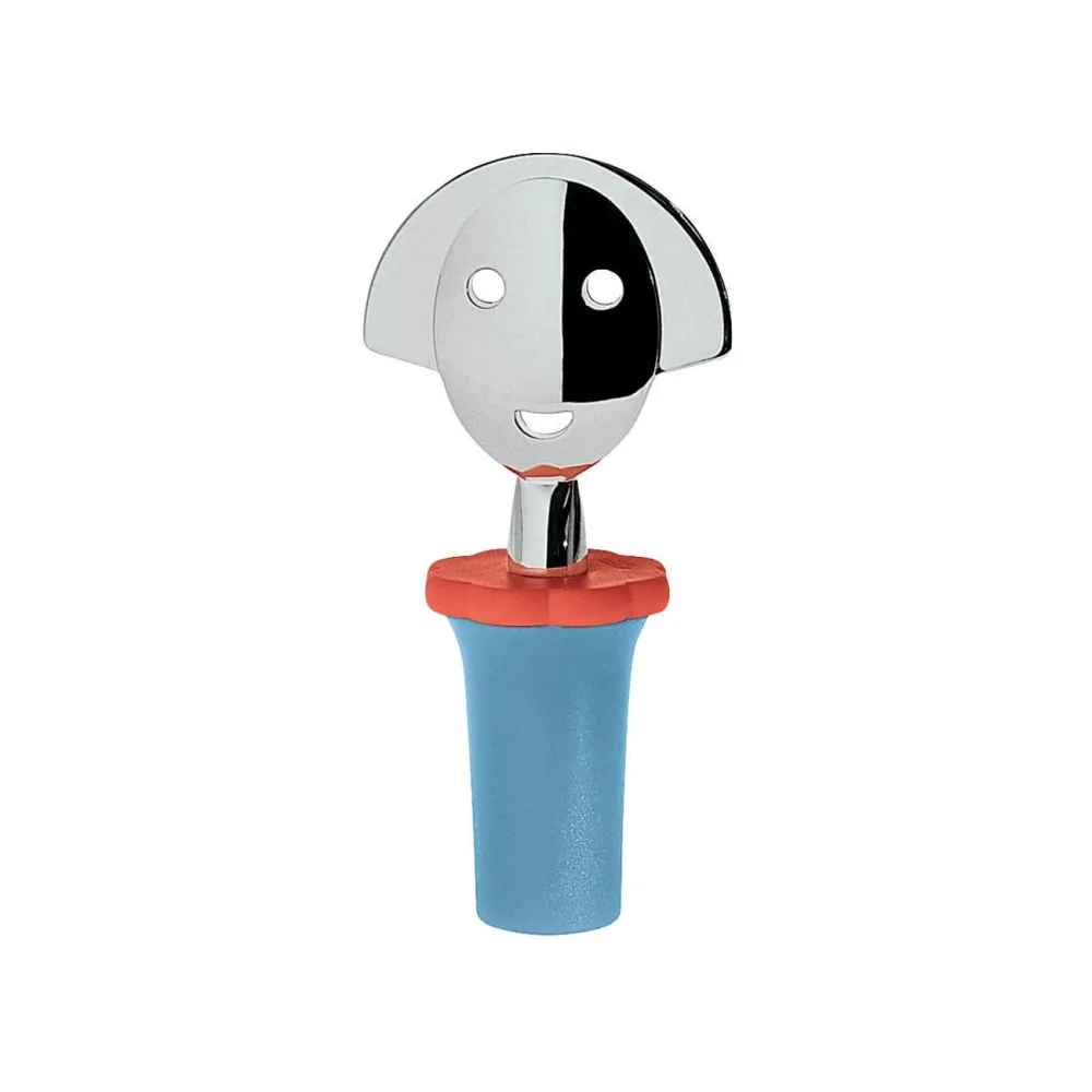 Alessi Пробка для вина Anna Stop 2 синяя EAN 8003299920600