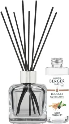 Maison Berger Paris Набор палочек для диффузора Ice Cube 100 мл + ароматическое масло "золотая пшеница" EAN 3127290075956