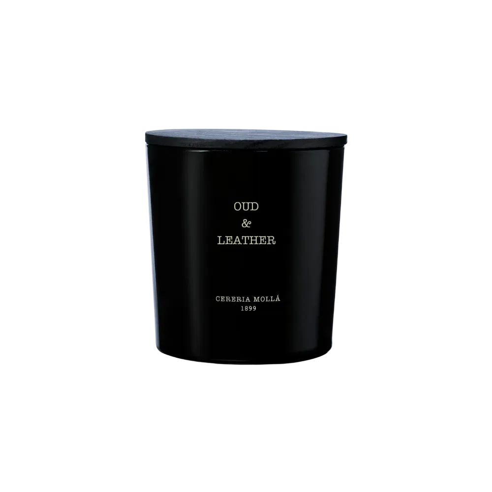 Cereria Molla Свеча Oud leather 600 г 3 узла CM-6649