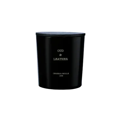 Cereria Molla Свеча Oud leather 600 г 3 узла CM-6649