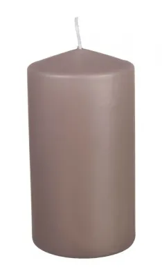 Mensa Home Свеча 8x15 см 69 часов темно-серая AB-0163952