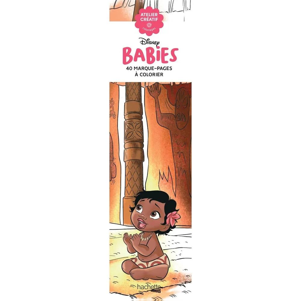 Hachette раскраска по номерам - Страницы Disney Babies: 40 цветных страниц в мягкой обложке